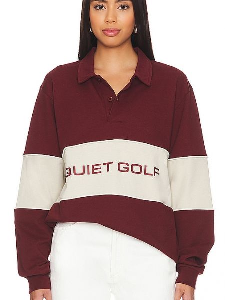 Poloshirt Quiet Golf weinrot