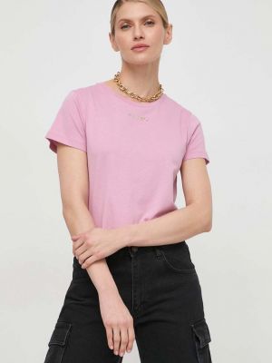 Pamučna majica Pinko ružičasta