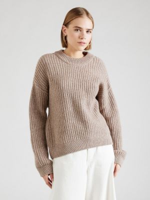 Pikčasti pulover Armedangels rjava