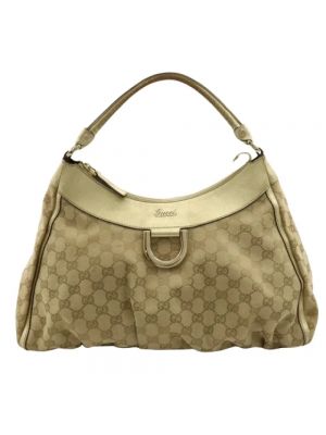 Shopper handtasche mit taschen Gucci Vintage beige