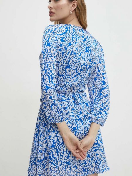 Mini šaty Answear Lab modré
