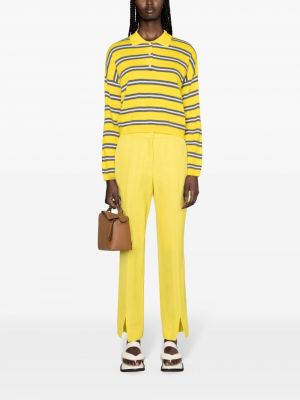 Pantalon droit Jil Sander jaune