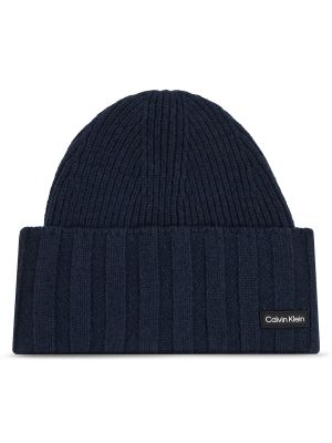 Dzianinowa czapka wełniana Calvin Klein
