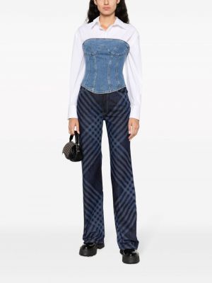 Jeans à imprimé large Vivienne Westwood bleu