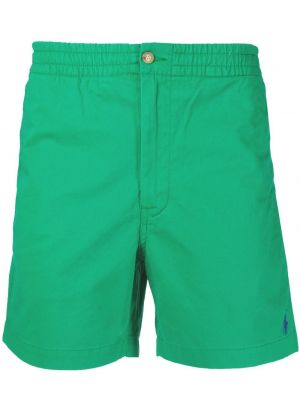 Kratke hlače z vezenjem Polo Ralph Lauren zelena