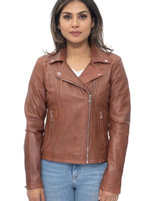 Кожаная куртка Infinity Leather коричневая