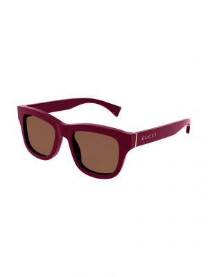 Бордовые очки солнцезащитные Gucci