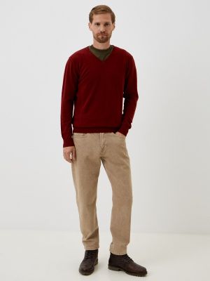 Пуловер Marco Di Radi бордовый