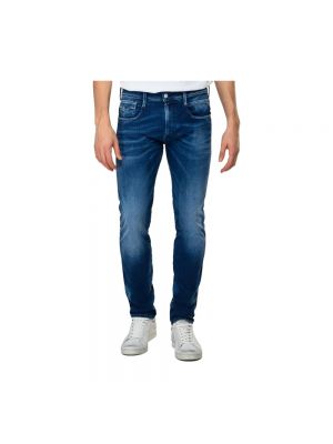 Jeans skinny slim Replay bleu
