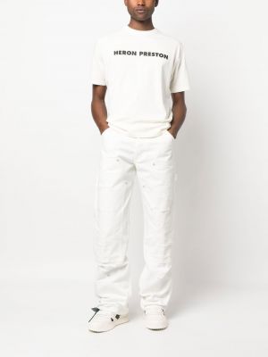 T-shirt Heron Preston blanc