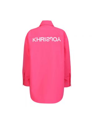 Camisa oversized Khrisjoy rosa