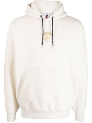 Jersey hoodie mit print Aape By *a Bathing Ape® beige
