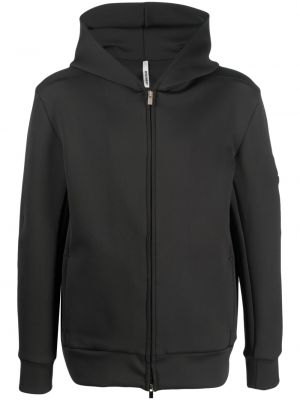 Hoodie med hög ringning Attachment grå