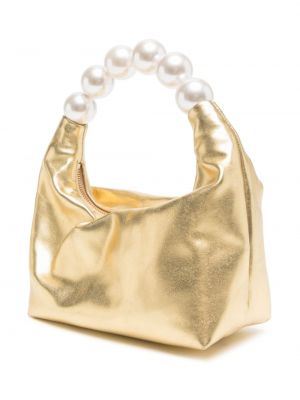 Tasche mit perlen Vanina gold