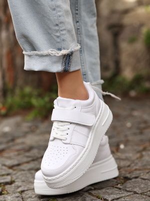 Csipkés fűzős sneakers Armonika fehér
