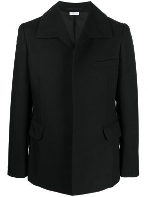 Ull lang blazer Comme Des Garçons Homme Plus svart