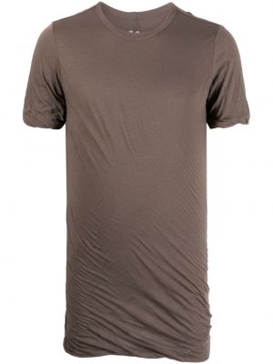 T-shirt di cotone Rick Owens grigio