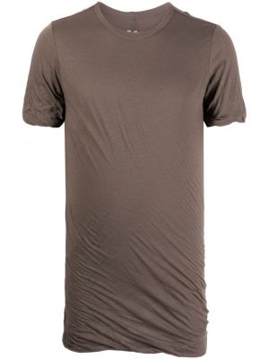 Tricou din bumbac Rick Owens gri