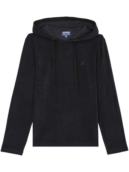 Sweat-shirt long brodé Vilebrequin noir