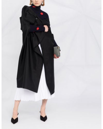 Manteau en nylon Prada noir