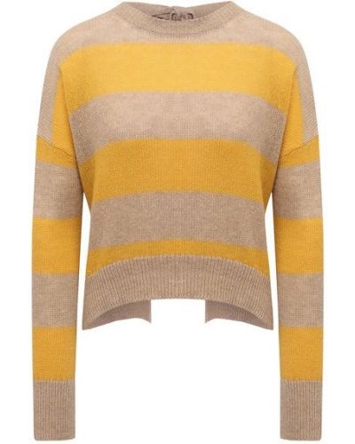 Кашемировый пуловер Marni, желтый