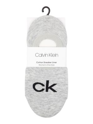 Stopki w kolorze melanż Calvin Klein szare