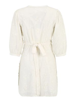 Φόρεμα Selected Femme Petite λευκό