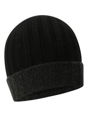 Кашемировая шапка Gran Sasso черная
