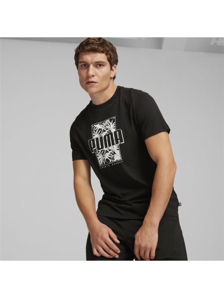 Camiseta manga corta Puma negro