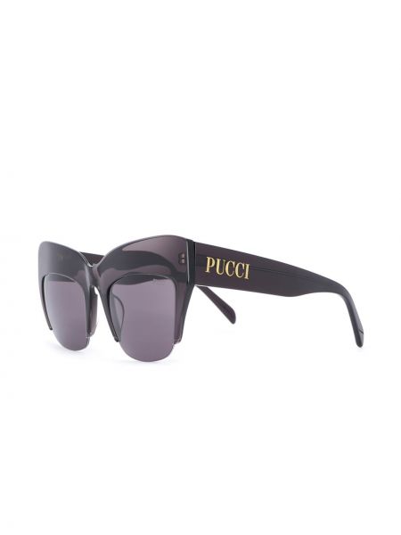 Oversize sonnenbrille Pucci schwarz