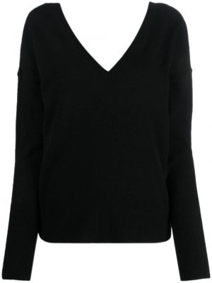 Pullover mit v-ausschnitt Federica Tosi schwarz