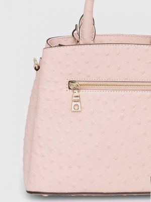 Bőr táska Dkny rózsaszín