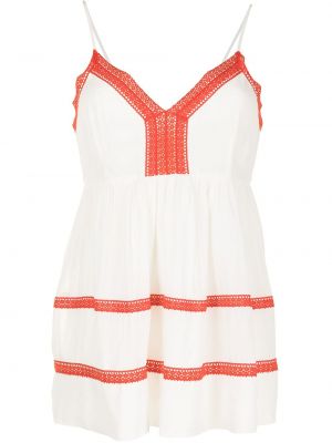 Pitsi peplum toppi Twinset valkoinen