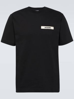 T-shirt di cotone Jacquemus nero