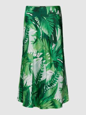 Spódnica midi z nadrukiem Lauren Ralph Lauren zielona