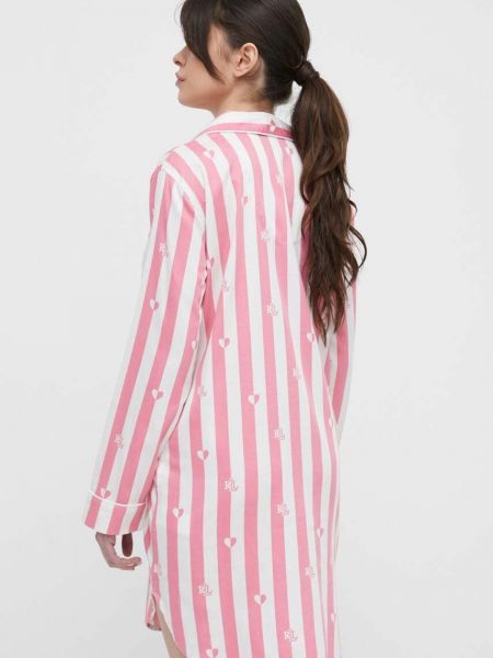 Noční košilka Lauren Ralph Lauren růžová