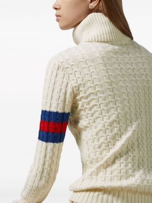Dryžuotas kašmyro megztinis Gucci