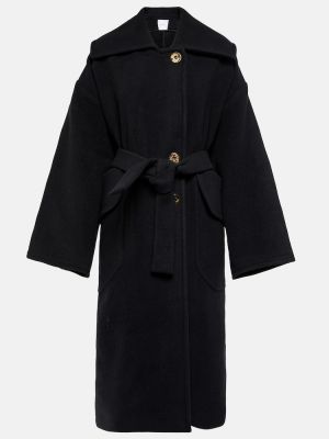 Vlněný kabát Patou černý