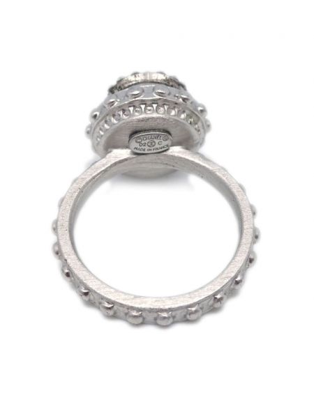 Žiedas Chanel Pre-owned sidabrinė