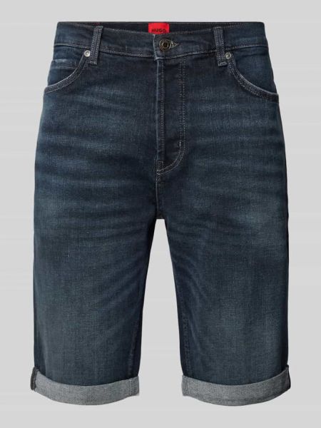 Szorty jeansowe z kieszeniami Hugo