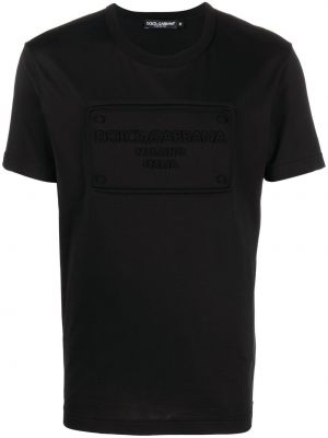 T-krekls Dolce & Gabbana melns