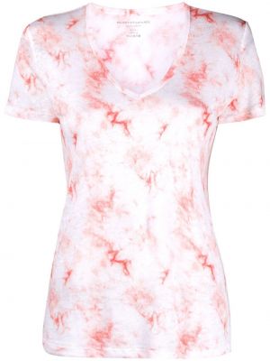 T-shirt con stampa Majestic Filatures rosa