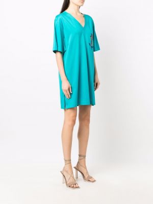 Modré šaty Yves Saint Laurent Pre-owned