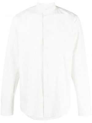 Памучна риза от мерино вълна Fursac бяло