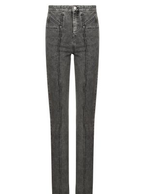 Серые прямые джинсы Isabel Marant