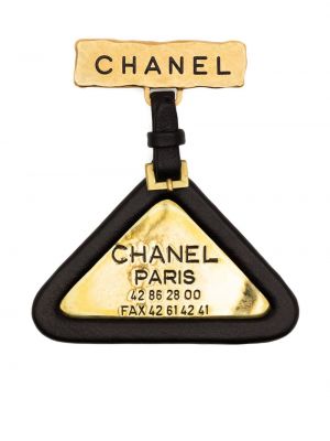 Брошка Chanel Pre-owned златисто