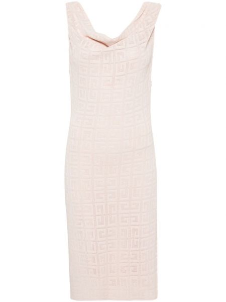 Μίντι φόρεμα Givenchy ροζ