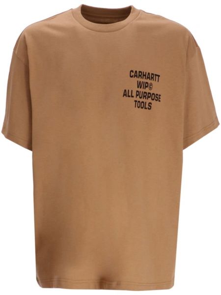 T-shirt Carhartt Wip brun