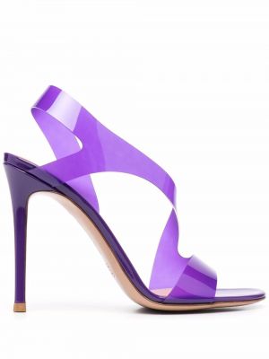 Sandale slingback Gianvito Rossi violet