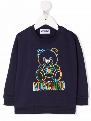 Sweatshirt for jenter Moschino Kids blå